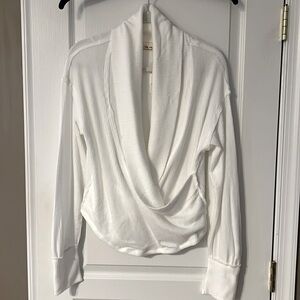Free People We The Free Hold Me Close Pullover White Size L